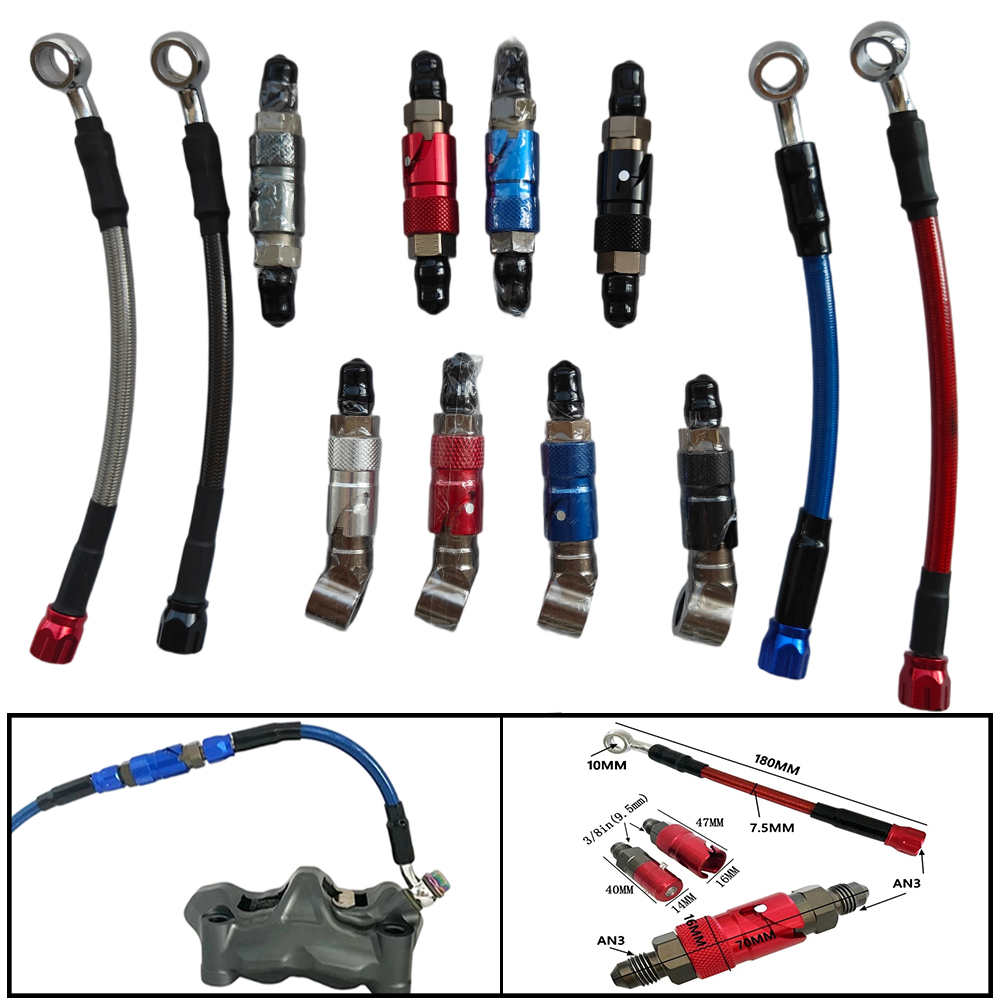 Brake Line Motorcycle - Kit d'adaptation de tuyau de frein